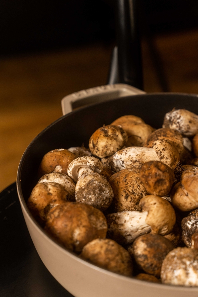 Cèpes champignon cocotte staub