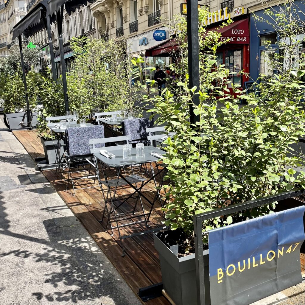 Terrasse estivale paris